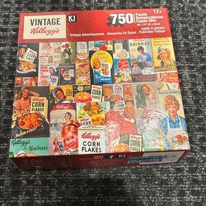 Vintage Kelloggs  Advertisements Puzzle - 750 Pieces